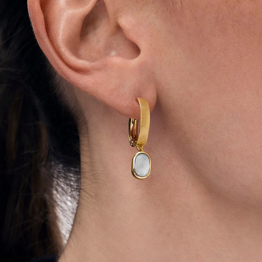 EARRINGS MERCER GEMSTONE MINI DROPS