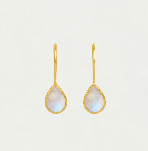 EARRINGS DROPLETS NOSARA MOONSTONE #76260