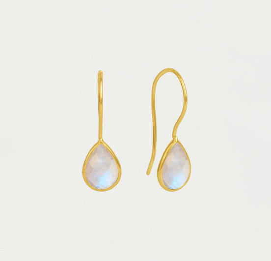 EARRINGS DROPLETS NOSARA MOONSTONE #76260