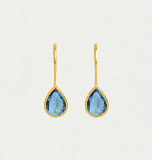 EARRINGS DROPLETS NOSARA TANZANITE #77134