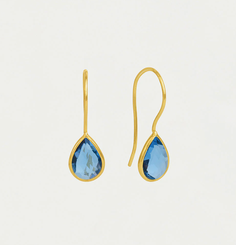 EARRINGS DROPLETS NOSARA TANZANITE #77134