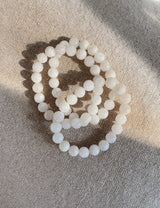 BRACELET BEADS MOONSTONE MED