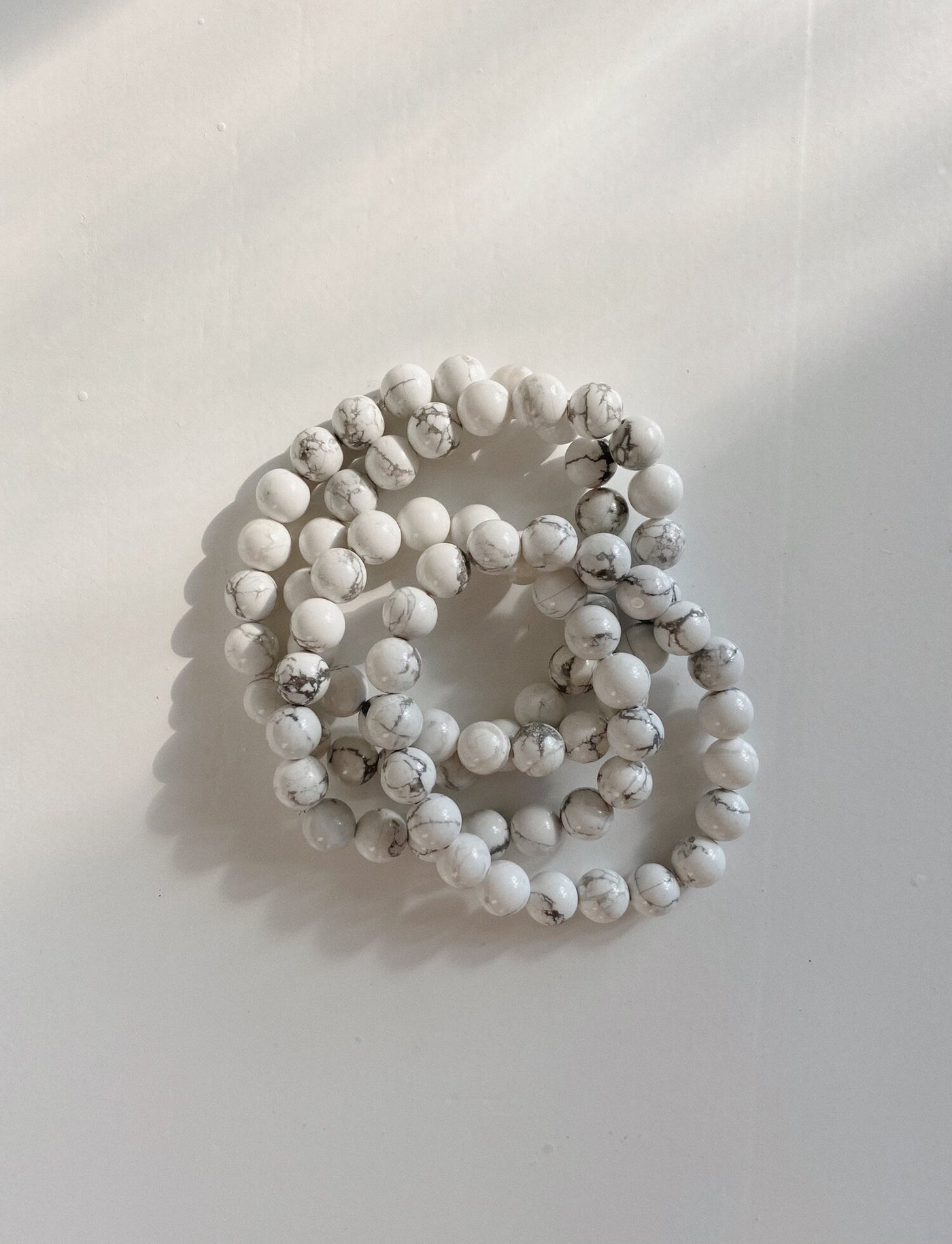 BRACELET BEADS WHITE #ED-05