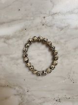 BRACELET BEADS DALMATIAN MED