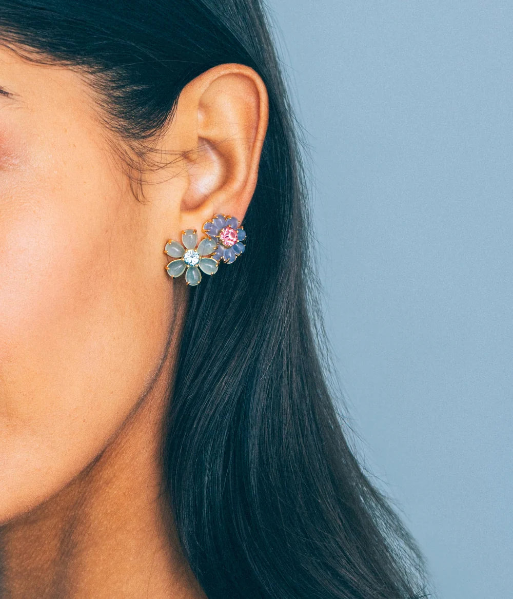 EARRINGS EMELINE FLOWER STUDS