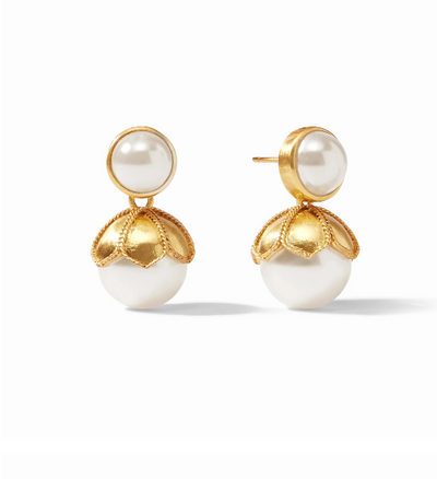 JULIE VOS EARRING STATEMENT DELPHINE PEARL