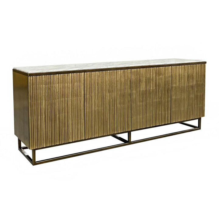 CREDENZA 4-DOOR OAK WOOD