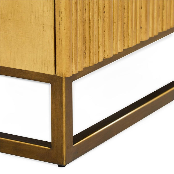 CREDENZA 4-DOOR OAK WOOD