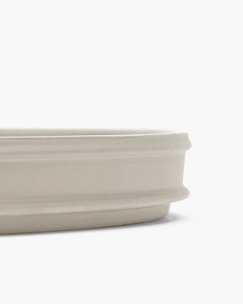 KELLY WEARSTLER DINNER PLATE ALABASTER DUNE
