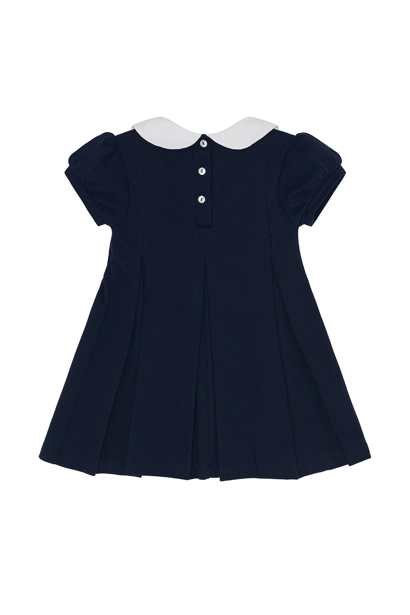 BABY DRESS ELISE NAVY