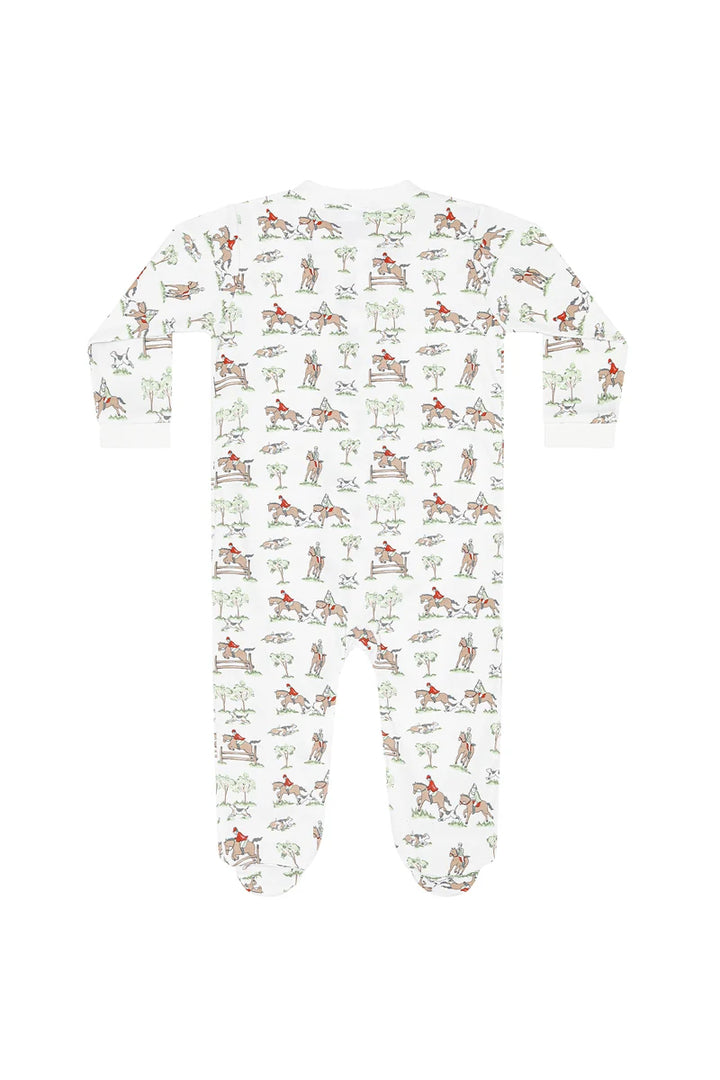 FOOTIE ZIPPER EQUESTRIAN CHASE
