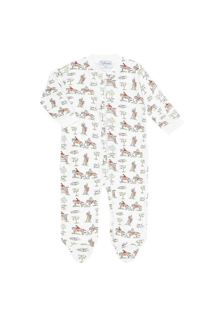 FOOTIE ZIPPER EQUESTRIAN CHASE