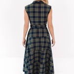 DRESS THE ETTA MIDI NAVY