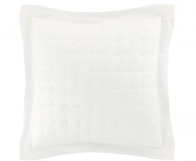 SHAM QUILTED IVORY (Available in 2 Sizes)