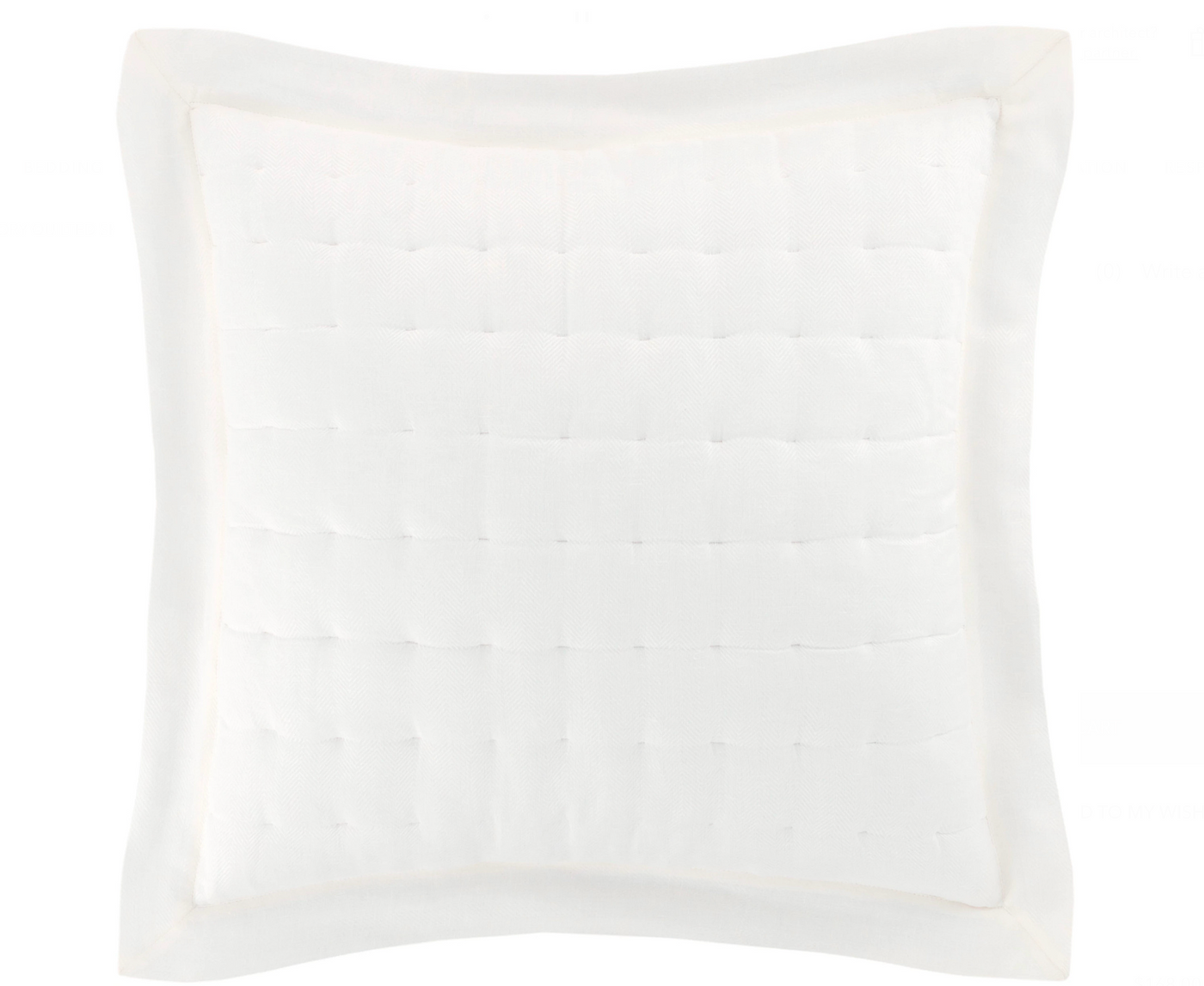 SHAM BRUSSELS QUILTED (Available in 3 Sizes and 2 Colors)