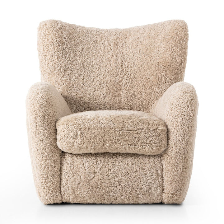 CHAIR BEIGE SHEARLING