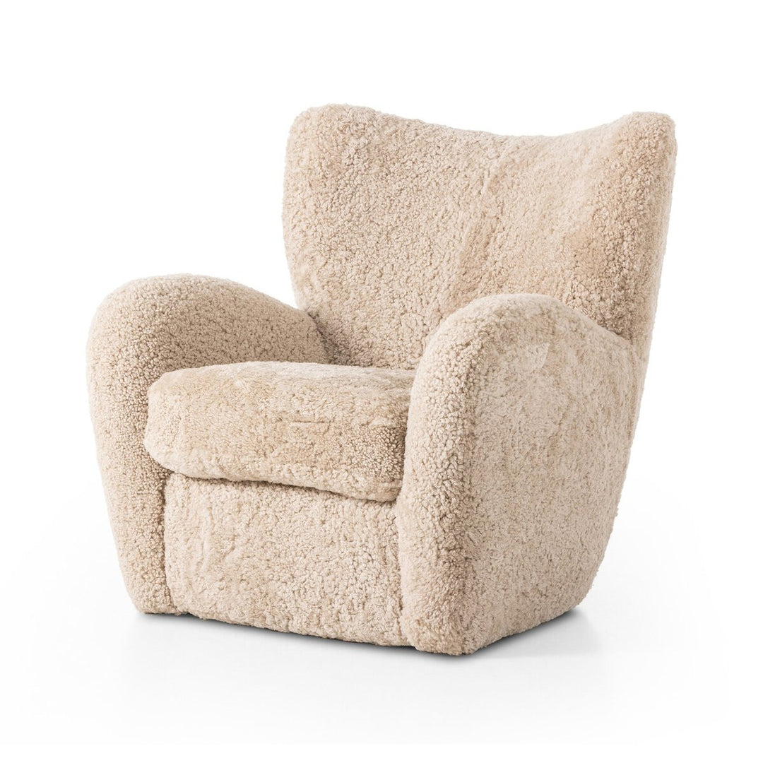 CHAIR BEIGE SHEARLING
