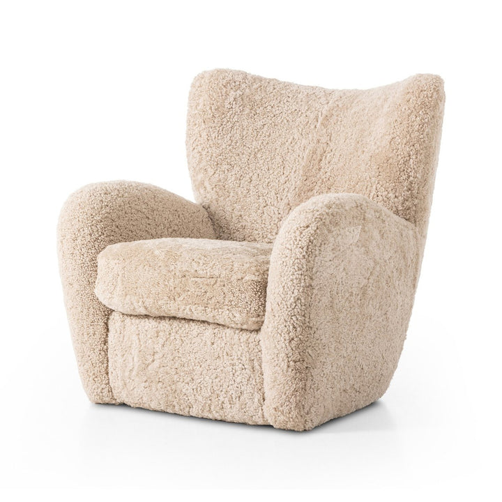 CHAIR BEIGE SHEARLING