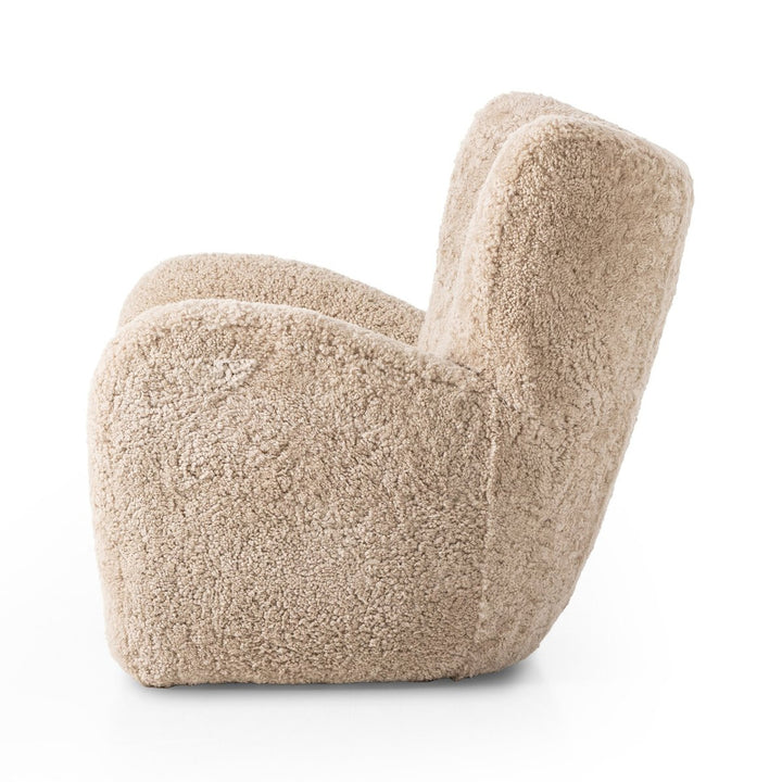 CHAIR BEIGE SHEARLING