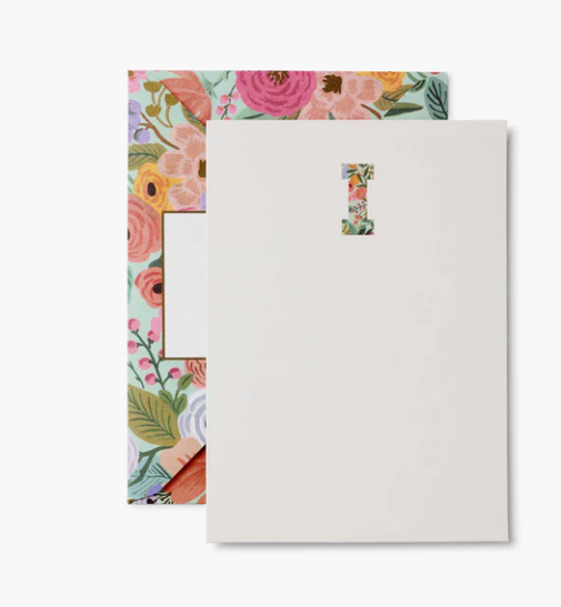 NOTE CARD MONOGRAM I