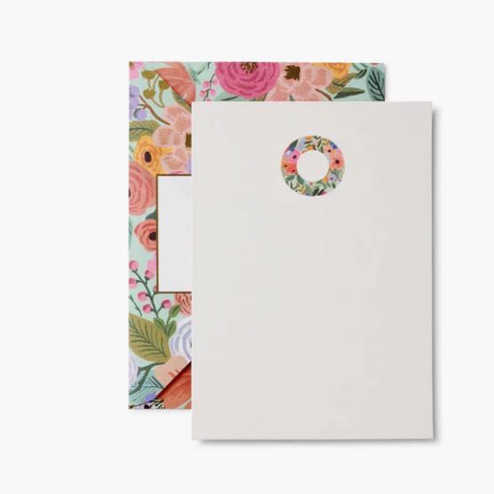 NOTE CARD MONOGRAM O