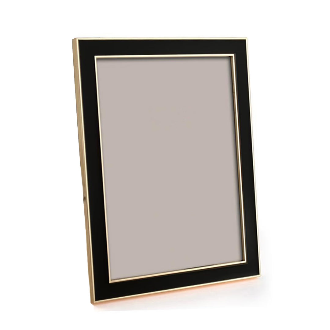 FRAME BLACK ENAMEL & GOLD