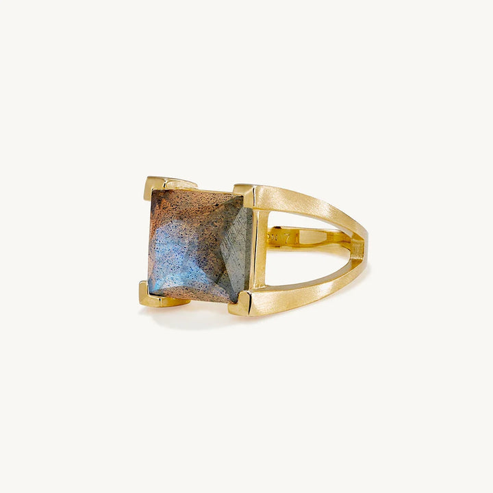 RING PLAZA MINI LABRADORITE