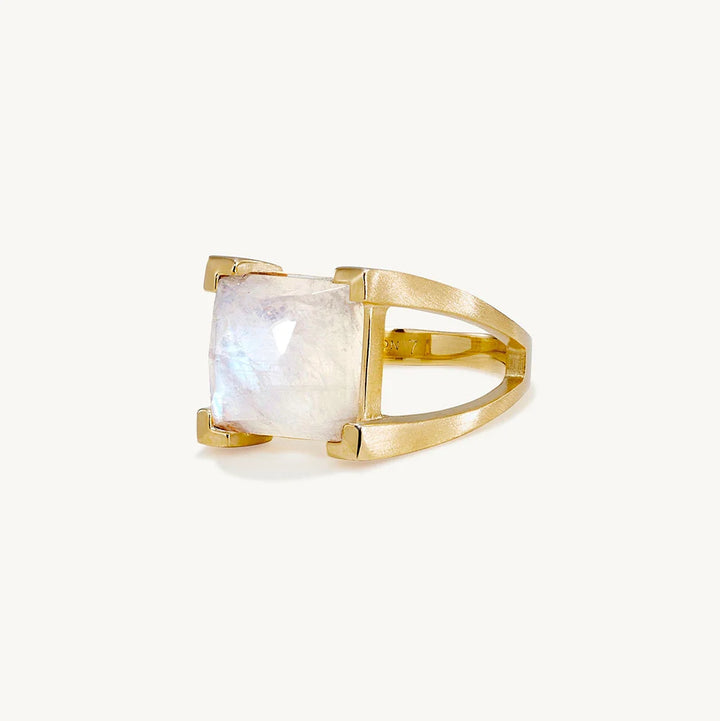 RING MINI PLAZA MOONSTONE SZ 8