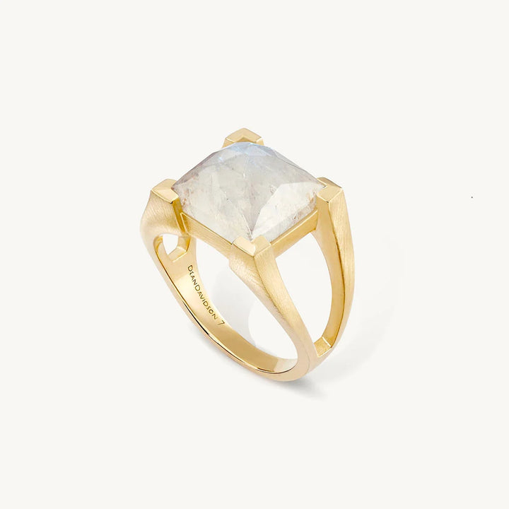 RING MINI PLAZA MOONSTONE SZ 8