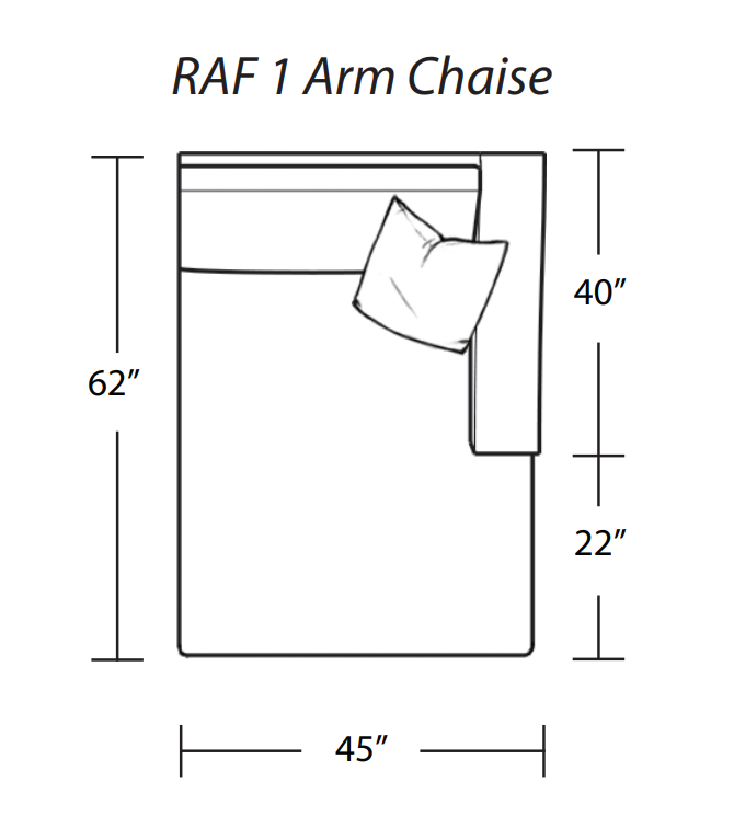 SECTIONAL 2PC X FRED IN MINGLE GREY #67672