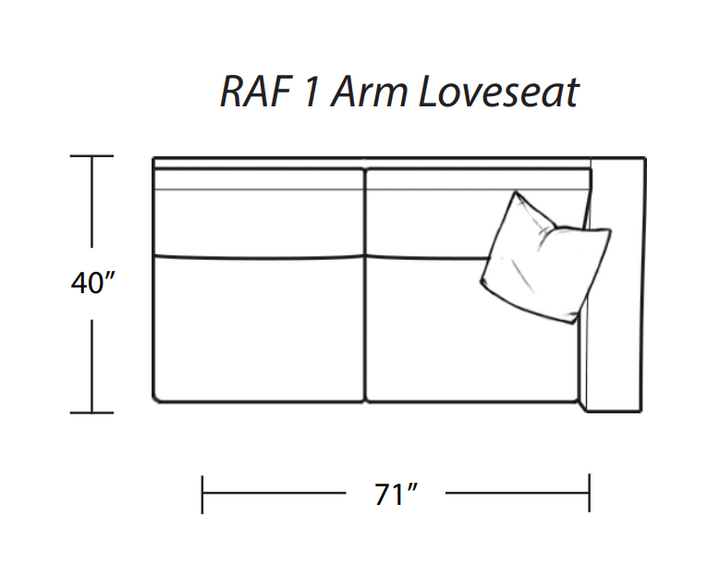 SECTIONAL 2PC X FRED IN MINGLE MOONSTONE #67673