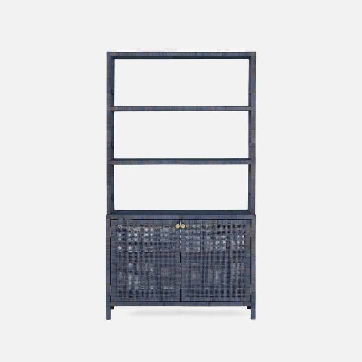 ISLA BOOKCASE WITH HUTCH