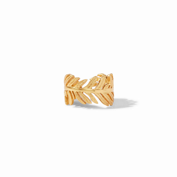 RING FERN GOLD O/S