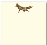 NOTEPAD WHITE FOX BROWN