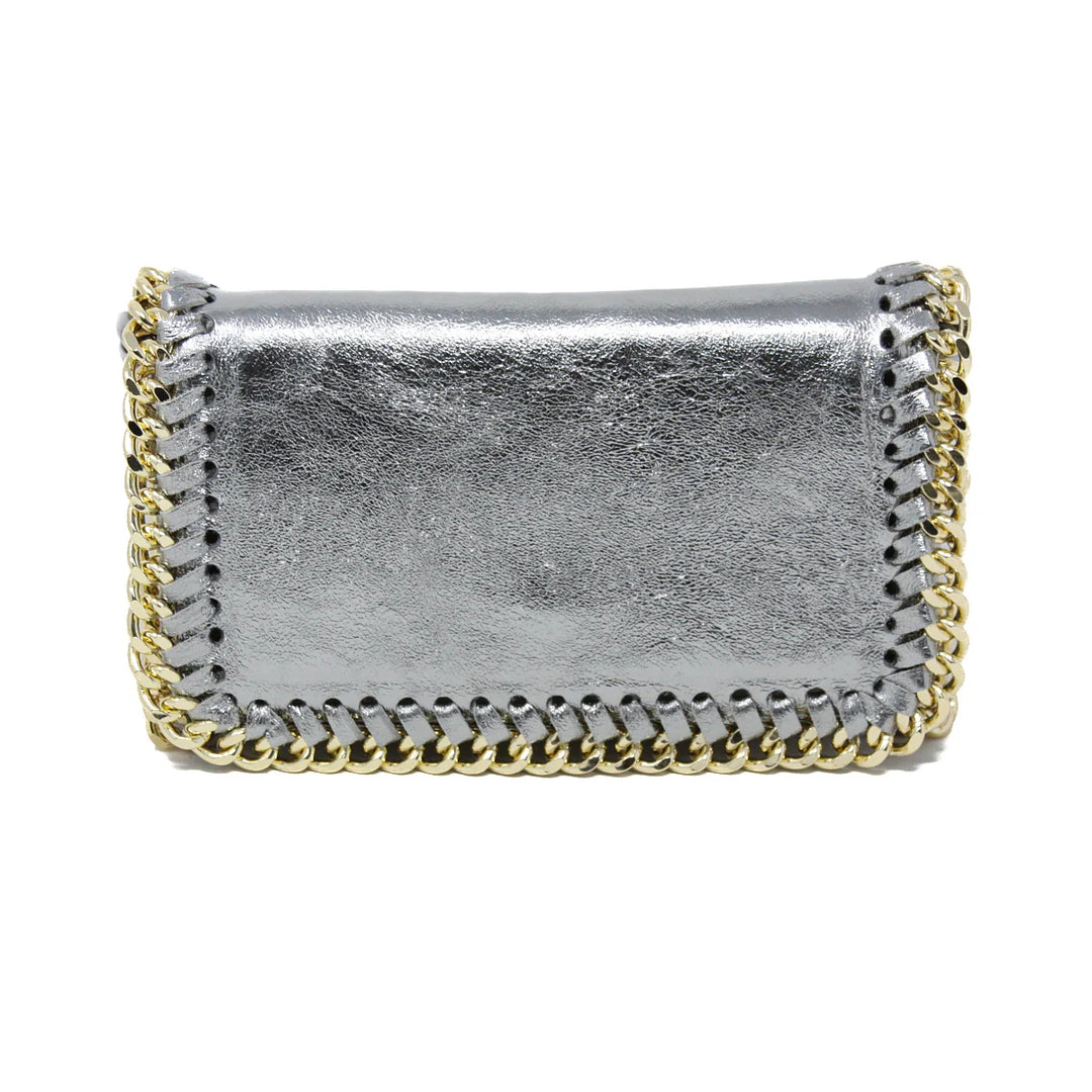 CLUTCH GOLD CHAIN STITCH