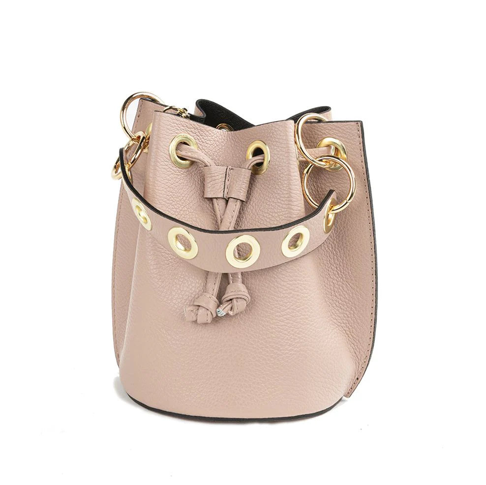 BAG BUCKET LEATHER SMALL