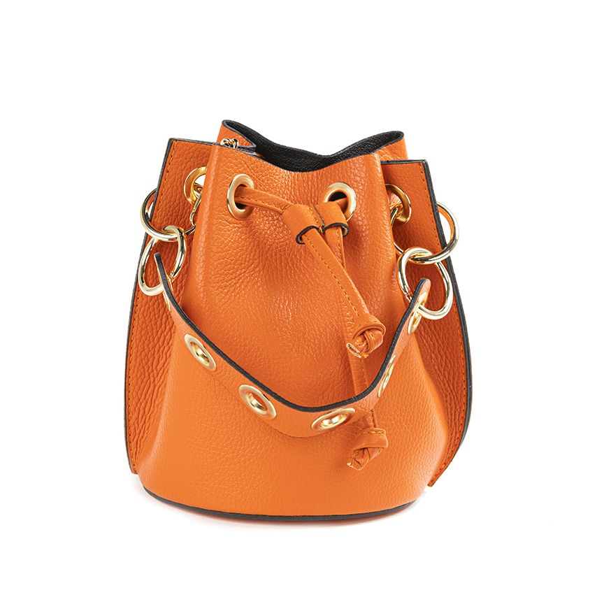 BAG BUCKET LEATHER SMALL
