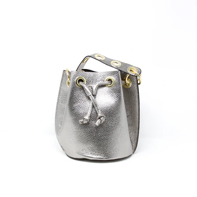 BAG LEATHER BUCKET SMALL