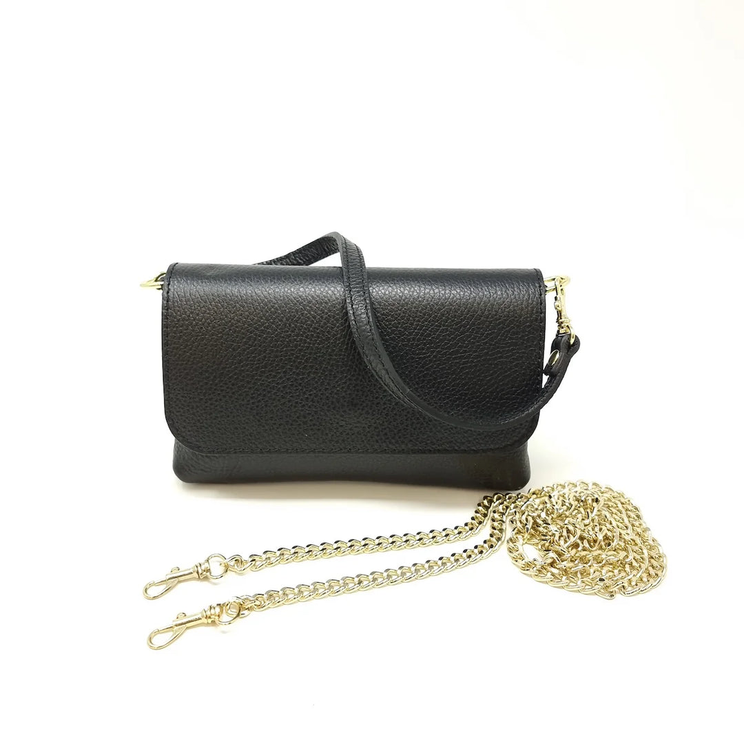 CLUTCH CROSSBODY LEATHER
