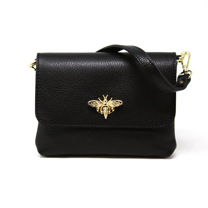 CLUTCH CROSSBODY LEATHER WITH LOCK