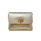 CLUTCH CROSSBODY LEATHER WITH LOCK