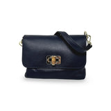 CLUTCH CROSSBODY LEATHER WITH LOCK
