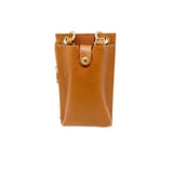 BAG CELL PHONE LEATHER WITH SNAP