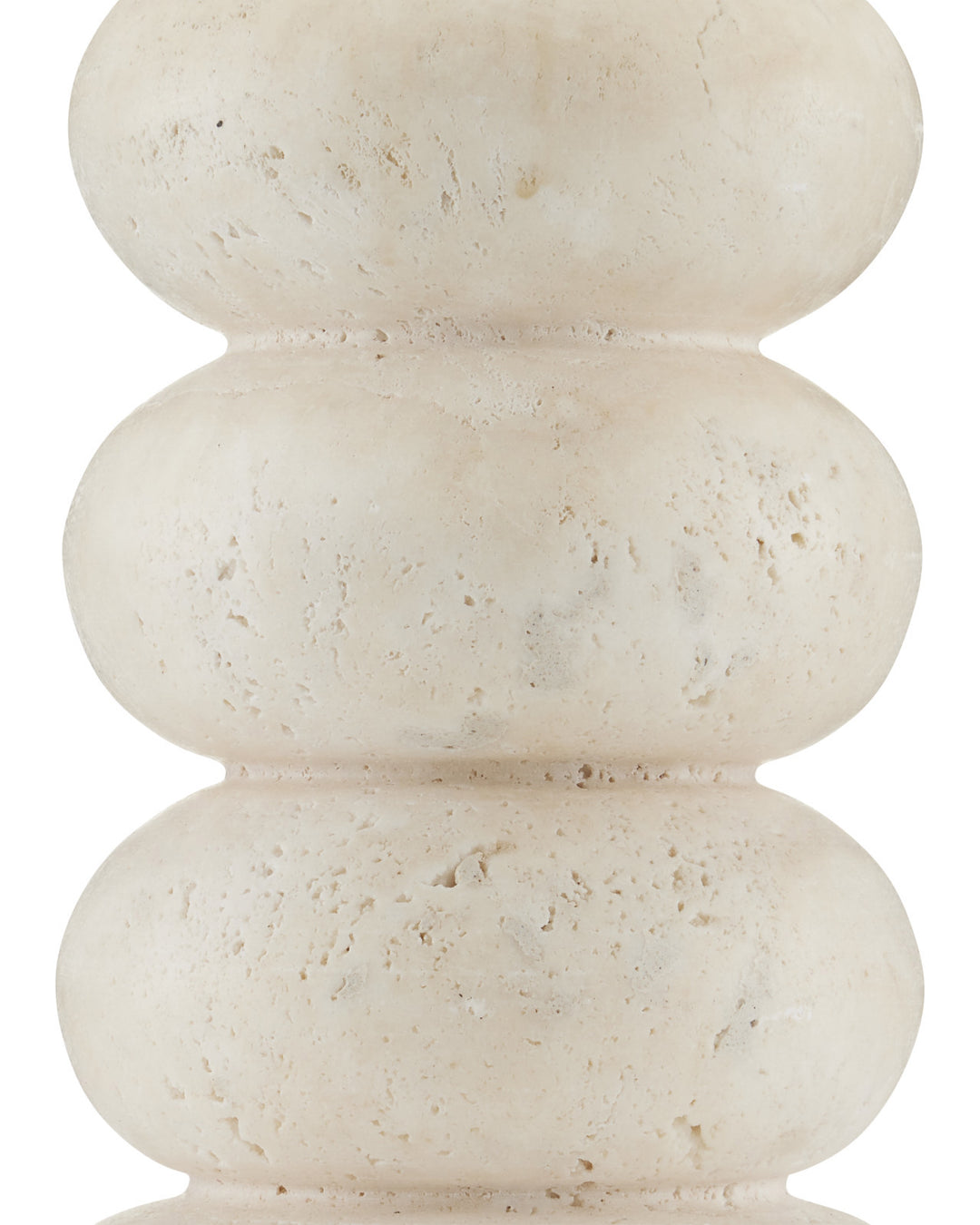 TABLE LAMP WHITE TRAVERTINE