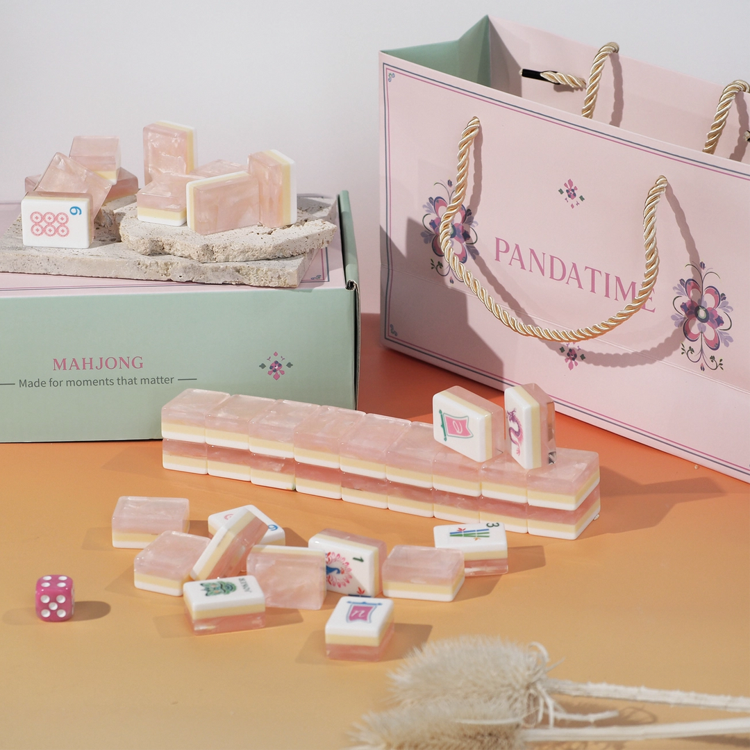 MAHJONG SET GARDEN PARTY BLUSH PEARL