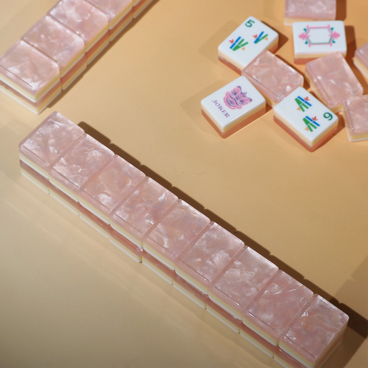 MAHJONG SET GARDEN PARTY BLUSH PEARL