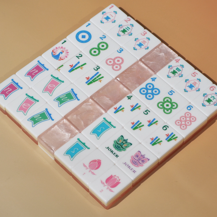 MAHJONG SET GARDEN PARTY BLUSH PEARL