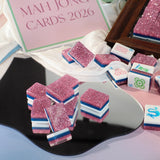 MAHJONG SET GARDEN PARTY PINK STARDUST