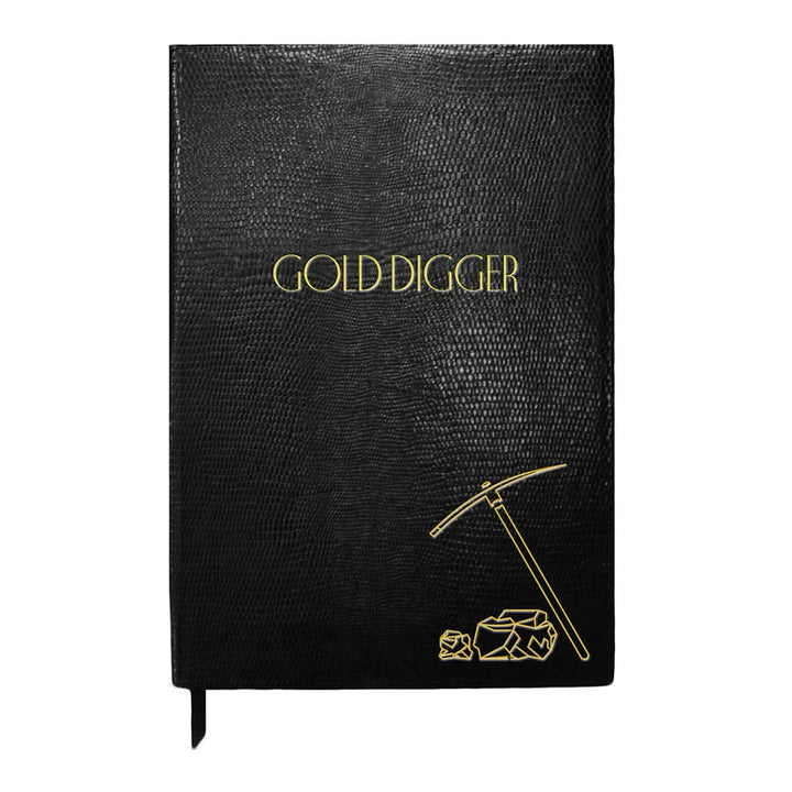 JOURNAL HARDCOVER GOLD DIGGER