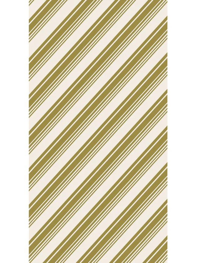NAPKIN GUEST GOLD PEPPERMINT PK16